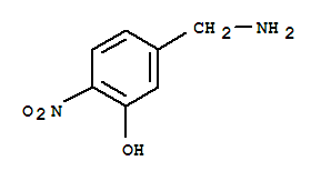 Phenol, 5-(aminomethyl)-2-nitro- Structure,887583-26-8Structure