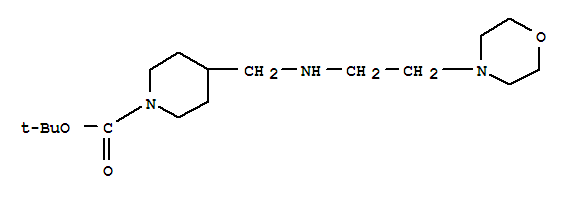 1-Boc-4-([2-(morpholin-4-yl)-ethylamino]-methyl)-piperidine Structure,887583-43-9Structure