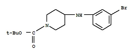 1-Boc-4-(3-bromo-phenylamino)-piperidine Structure,887583-76-8Structure