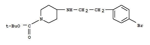 1-Boc-4-[2-(4-bromo-phenyl)-ethylamino]-piperidine Structure,887584-01-2Structure