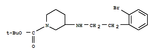 1-Boc-3-[2-(2-bromo-phenyl)-ethylamino]-piperidine Structure,887584-50-1Structure