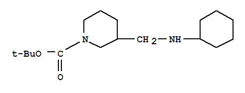 1-Boc-3-cyclohexylaminomethyl-piperidine Structure,887586-47-2Structure