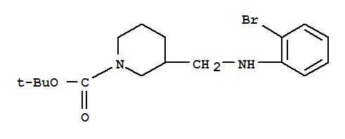 1-Boc-3-[(2-bromo-phenylamino)-methyl]-piperidine Structure,887586-95-0Structure