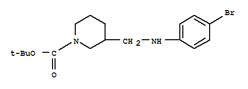 1-Boc-3-[(4-bromo-phenylamino)-methyl]-piperidine Structure,887587-06-6Structure