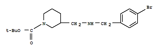 1-Boc-3-[(4-bromo-benzylamino)-methyl]-piperidine Structure,887587-21-5Structure