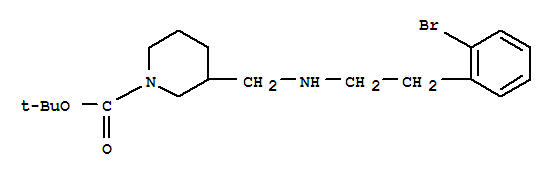 1-Boc-3-([2-(2-bromo-phenyl)-ethylamino]-methyl)-piperidine Structure,887587-26-0Structure