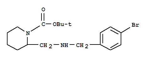 1-Boc-2-[(4-bromo-benzylamino)-methyl]-piperidine Structure,887587-84-0Structure