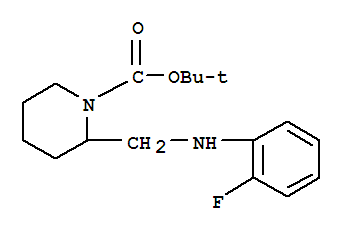 1-Boc-2-[(2-fluoro-phenylamino)-methyl]-piperidine Structure,887587-89-5Structure