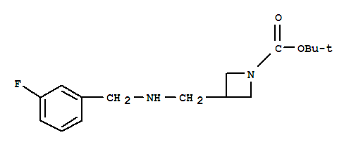 1-Boc-3-[(3-fluorobenzyl-amino)-methyl]-azetidine Structure,887590-12-7Structure