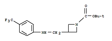 1-Boc-3-([(4-trifluoromethyl-phenyl)-amino]-methyl)-azetidine Structure,887590-26-3Structure