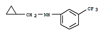 Cyclopropylmethyl-(3-trifluoromethyl-phenyl)-amine 1hcl salt Structure,887590-43-4Structure