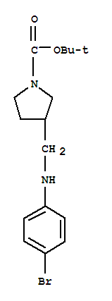 1-Boc-3-[(4-bromophenyl-amino)-methyl]-pyrrolidine Structure,887590-75-2Structure