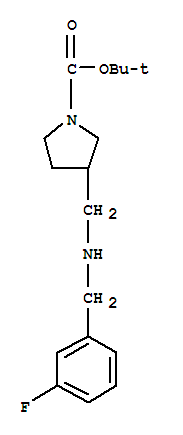 1-Boc-3-[(3-fluorobenzyl-amino)-methyl]-pyrrolidine Structure,887590-99-0Structure