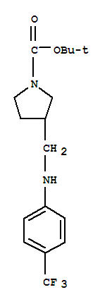 1-Boc-3-([(4-trifluoromethyl-phenyl)-amino]-methyl)-pyrrolidine Structure,887591-12-0Structure