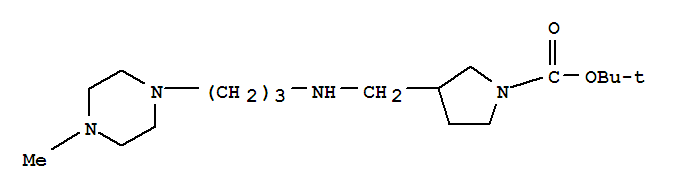 1-Boc-3-([(4-methyl-piperazin-1-ylpropyl)-amino]-methyl)-pyrrolidine Structure,887591-45-9Structure