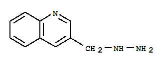 1-((Quinolin-3-yl)methyl)hydrazine Structure,887593-60-4Structure