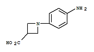 1-(4-Amino-phenyl)-azetidine-3-carboxylic acid Structure,887595-85-9Structure