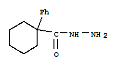 1-Phenyl-cyclohexanecarboxylic acid hydrazide Structure,887596-90-9Structure