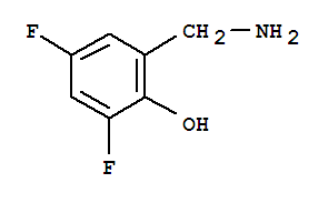 Phenol, 2-(aminomethyl)-4,6-difluoro- Structure,887596-94-3Structure