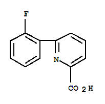 6-(2-Fluorophenyl)picolinic acid Structure,887982-35-6Structure