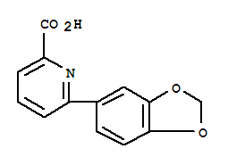 6-Benzo[1,3]dioxol-5-yl-pyridine-2-carboxylic acid Structure,887983-53-1Structure