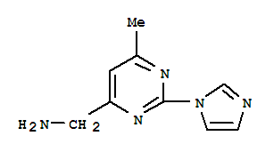 2-(1H-imidazol-1-yl)-6-methyl-4-pyrimidinemethanamine Structure,888313-66-4Structure