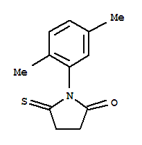 2-Pyrrolidinone, 1-(2,5-dimethylphenyl)-5-thioxo- Structure,88892-83-5Structure