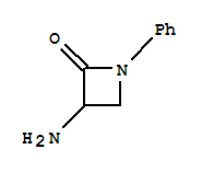 2-Azetidinone, 3-amino-1-phenyl-(9ci) Structure,889359-59-5Structure