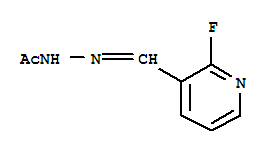 Acetic acid, [(2-fluoro-3-pyridinyl)methylene]hydrazide (9ci) Structure,889451-20-1Structure