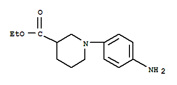 1-(4-Amino-phenyl)-piperidine-3-carboxylic acid ethyl ester Structure,889947-74-4Structure