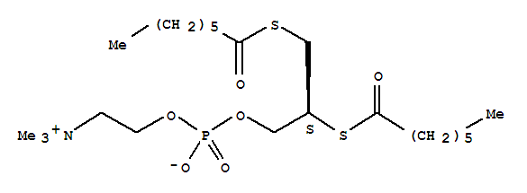 1,2-Bis(heptanoylthio)glycerophosphocholine Structure,89019-63-6Structure