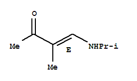 3-Buten-2-one, 3-methyl-4-[(1-methylethyl)amino]-, (e)-(9ci) Structure,89029-69-6Structure