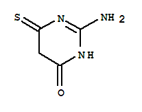 4,6(1H,5h)-pyrimidinedione, 2-amino-4-thio-(7ci) Structure,89033-32-9Structure