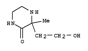 Piperazinone, 3-(2-hydroxyethyl)-3-methyl-(9ci) Structure,890926-95-1Structure