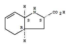 (2S,3ar,7as)-(2-alpha-,3a-alpha-,7a-alpha)-2,3,3a,4,5,7a-hexahydro-1h-indole-2-carboxylic acid Structure,89105-40-8Structure