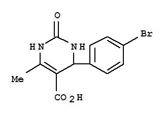 1,2,3,4-Tetrahydro-6-methyl-4-(4-bromophenyl)-2-oxo-5-pyrimidinecarboxylic acid Structure,891190-54-8Structure