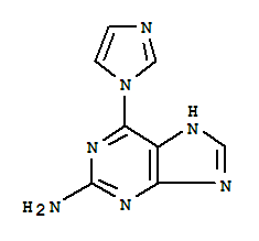 1H-purin-2-amine,6-(1h-imidazol-1-yl)-(9ci) Structure,891497-81-7Structure