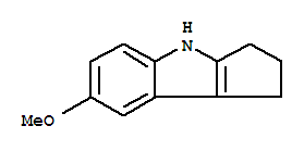 Cyclopent[b]indole,1,2,3,4-tetrahydro-7-methoxy- Structure,89169-57-3Structure