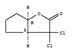 2H-cyclopenta[b]furan-2-one,3,3-dichlorohexahydro-,cis-(9ci) Structure,89344-94-5Structure