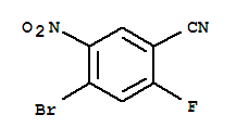 Benzonitrile, 4-bromo-2-fluoro-5-nitro- Structure,893615-25-3Structure