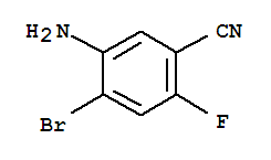 Benzonitrile, 5-amino-4-bromo-2-fluoro Structure,893615-28-6Structure