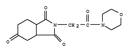 1H-isoindole-1,3,5(2h,4h)-trione, tetrahydro-2-[2-(4-morpholinyl)-2-oxoethyl]- Structure,893686-10-7Structure