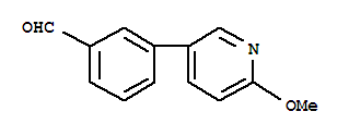 3-(6-Methoxypyridin-3-yl)benzaldehyde Structure,893736-62-4Structure