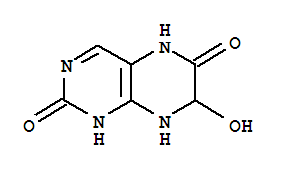 2,6-Pteridinedione,1,5,7,8-tetrahydro-7-hydroxy-(7ci) Structure,89418-30-4Structure