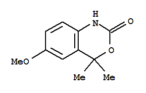 2H-3,1-benzoxazin-2-one,1,4-dihydro-6-methoxy-4,4-dimethyl-(9ci) Structure,89433-07-8Structure