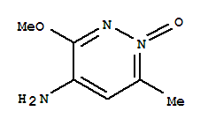 Pyridazine, 4-amino-3-methoxy-6-methyl-, 1-oxide (7ci) Structure,89465-10-1Structure