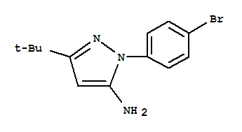 2-(4-Bromo-phenyl)-5-tert-butyl-2h-pyrazol-3-ylamine Structure,895042-78-1Structure