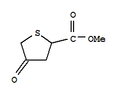 Methyl 4-oxo-tetrahydrothiophene-2-carboxylate Structure,89533-78-8Structure