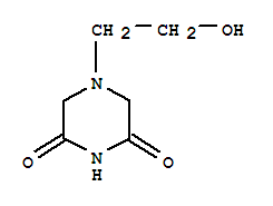 2,6-Piperazinedione,4-(2-hydroxyethyl)-(7ci) Structure,89601-03-6Structure