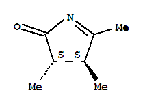 2H-pyrrol-2-one,3,4-dihydro-3,4,5-trimethyl-,trans-(9ci) Structure,89636-83-9Structure